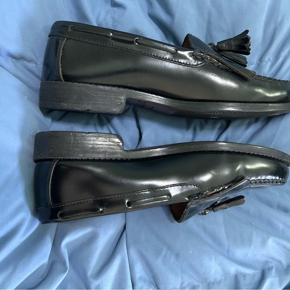 WORN ONCE Bostonian men shoes black loafers - Picture 2 of 4